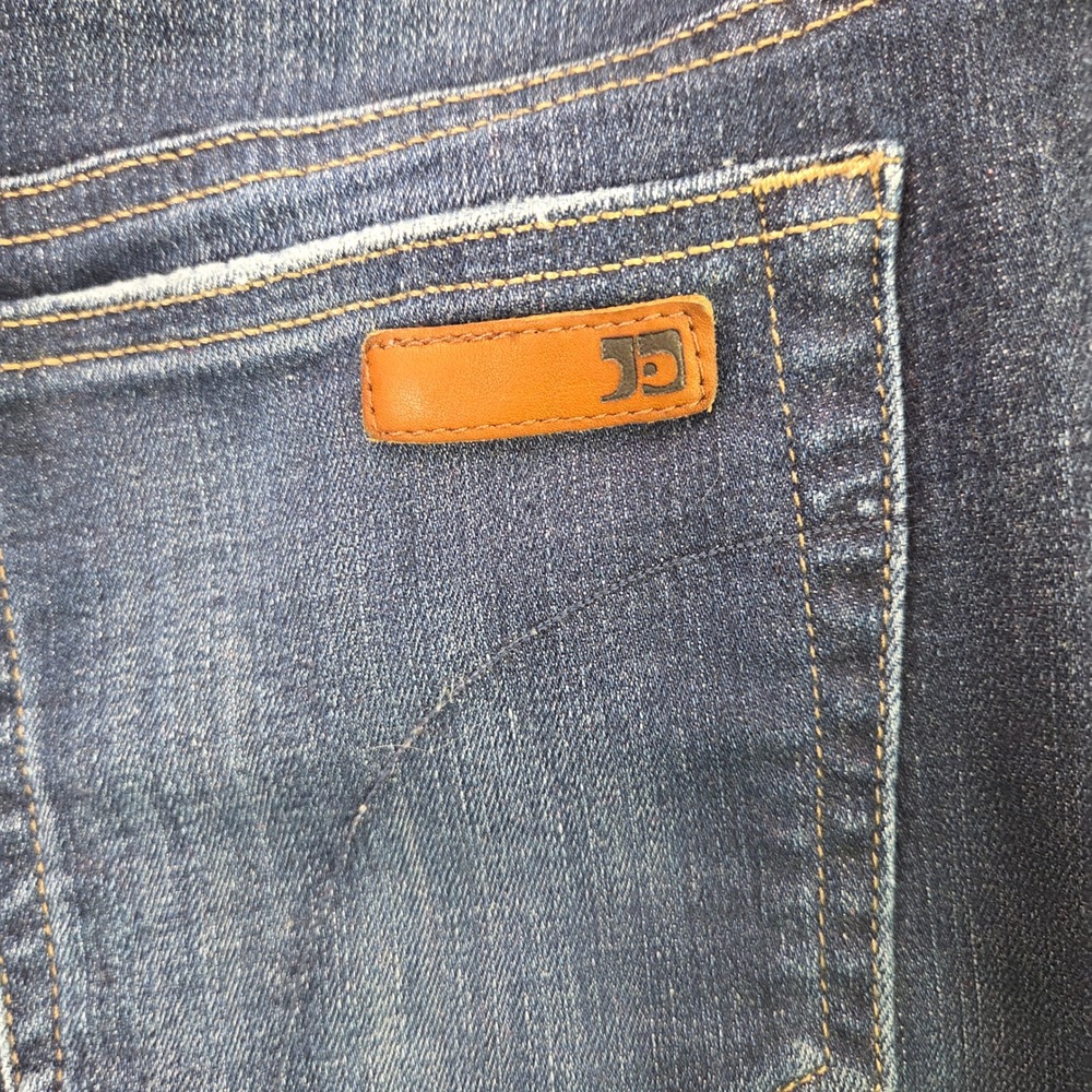 Joe's Jeans Denim Shorts Dark Wash Stretch Size 31 Blue Mid Rise Bermuda 3861 - Picture 6 of 8
